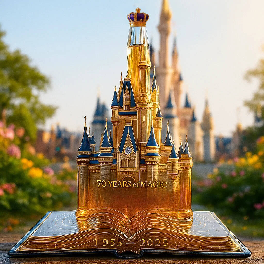Disney Cinderella Castle Whisky Bottle