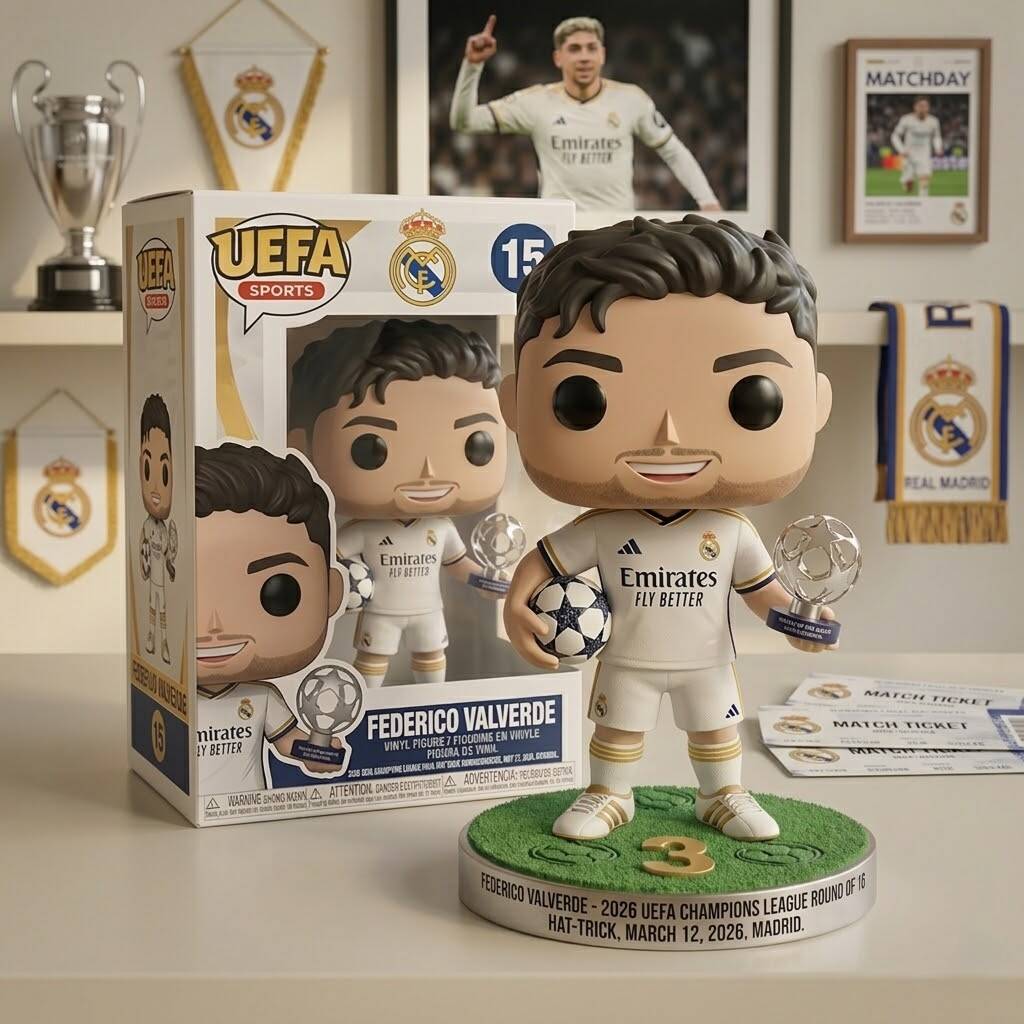 Federico Valverde – 2026 UEFA Champions League Hat-Trick Commemorative Pop! Figure