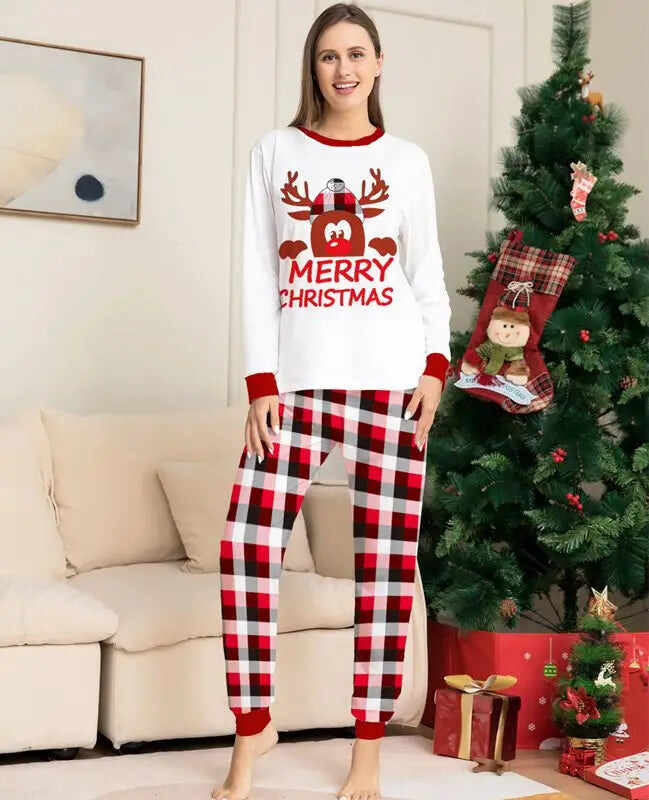 Christmas Family Matching Loungewear Pajamas Set