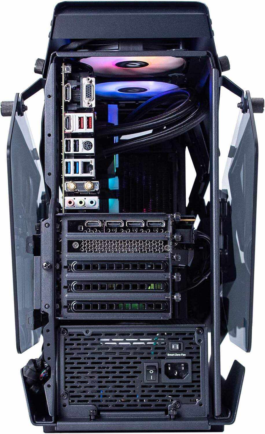 Thermaltake LCGS AH-360S AIO Liquid Cooled Gaming PC (AMD Ryzen 5 5600X 6-core,ToughRam DDR4 3600Mhz 16GB RGB,NVIDIA GeForce RTX 3060, NVMe 1TB M.2, Win 10 Home) AHW2-B550-A36-LCS