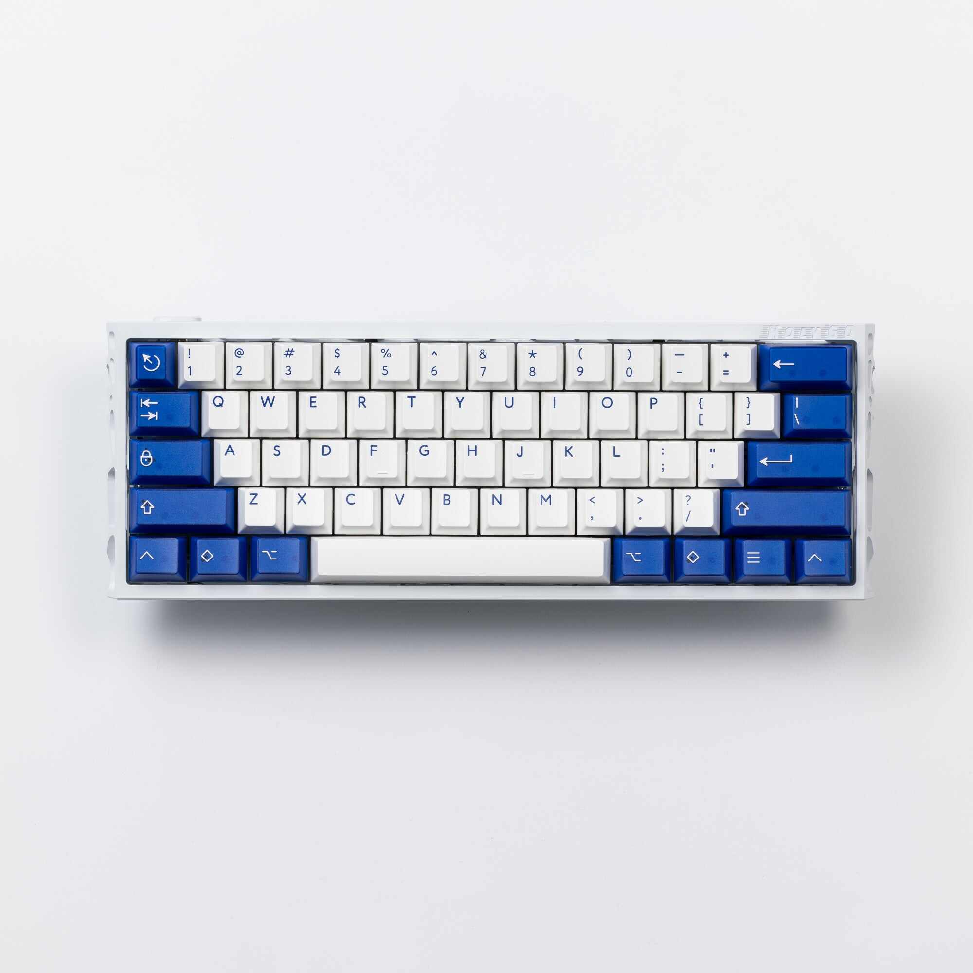 Ready to use Holy60 Keyboard with PBTfans Klein Blue R3