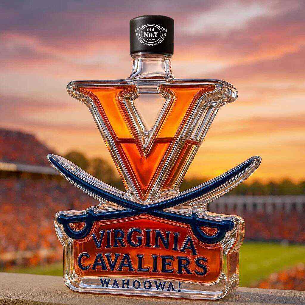 Virginia Cavaliers Limited Edition Whiskey Bottle