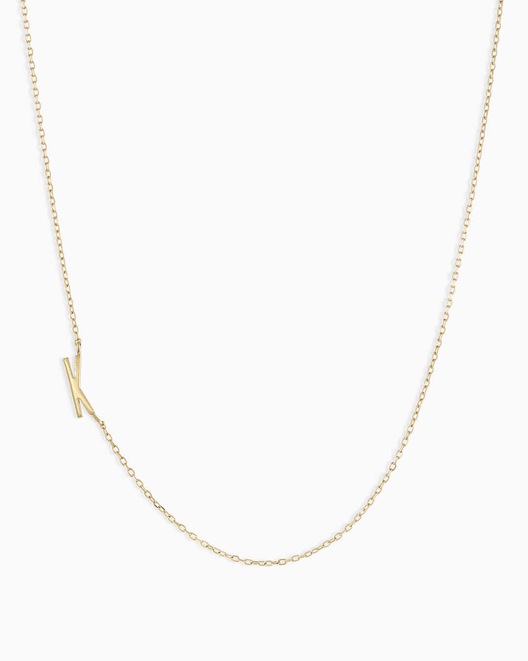 14k Gold Alphabet Necklace