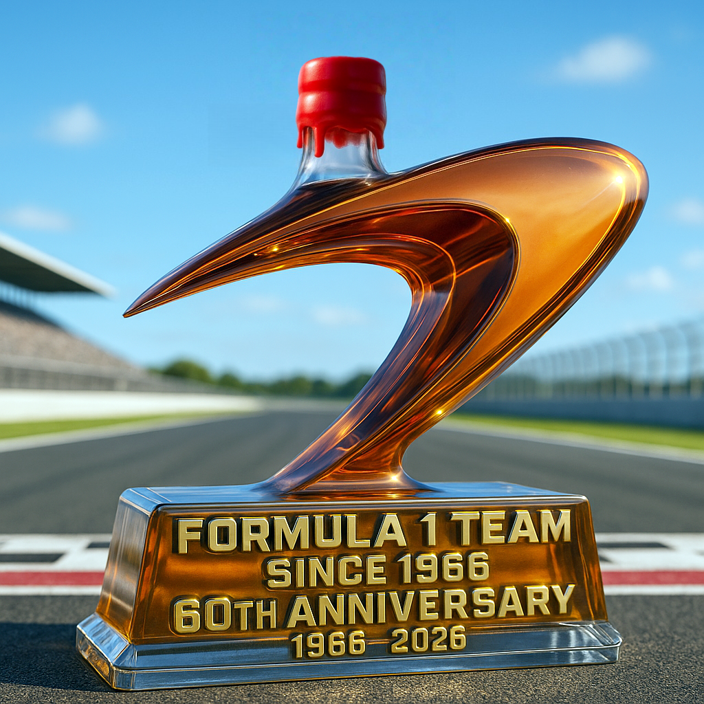 F1 Racing Collectible Whiskey Bottle
