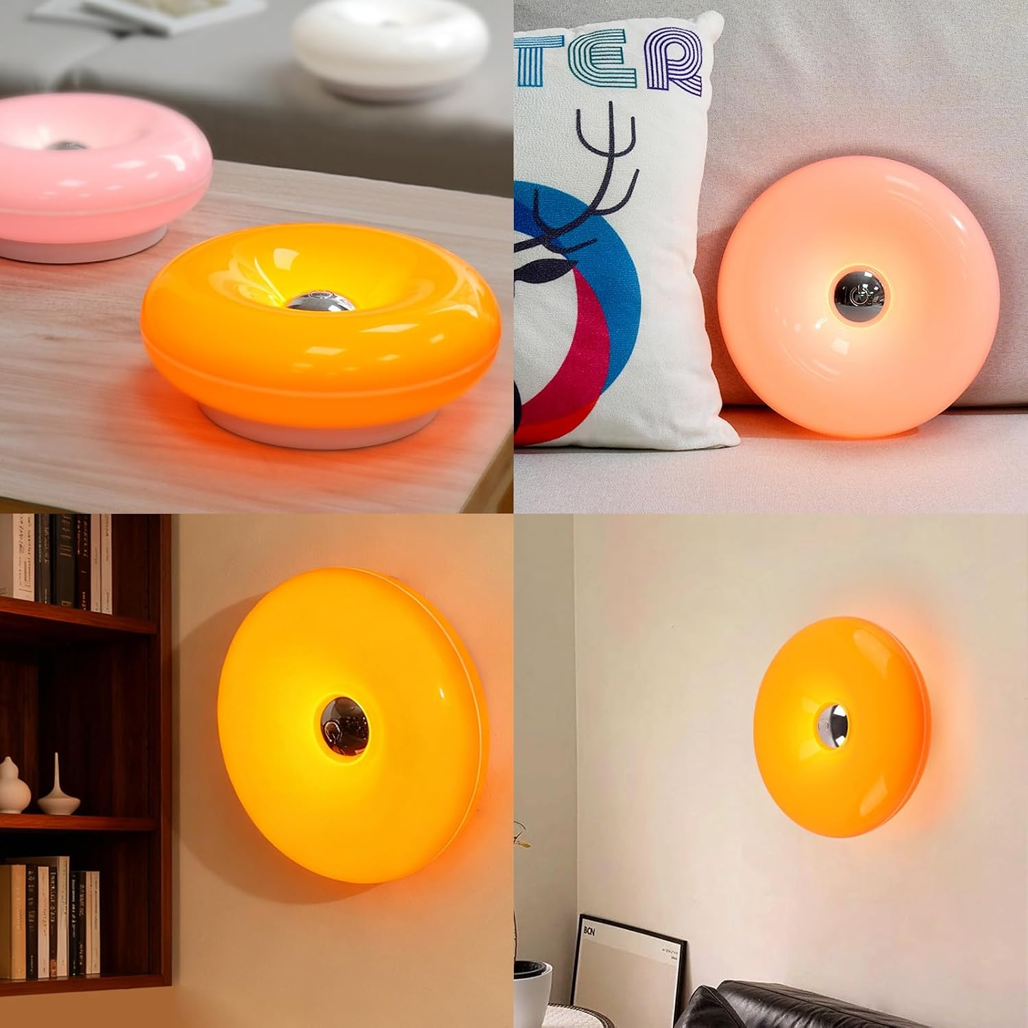 🔥Last Day 69% OFF✨ Acrylic-Orange Donut Mood Lamp