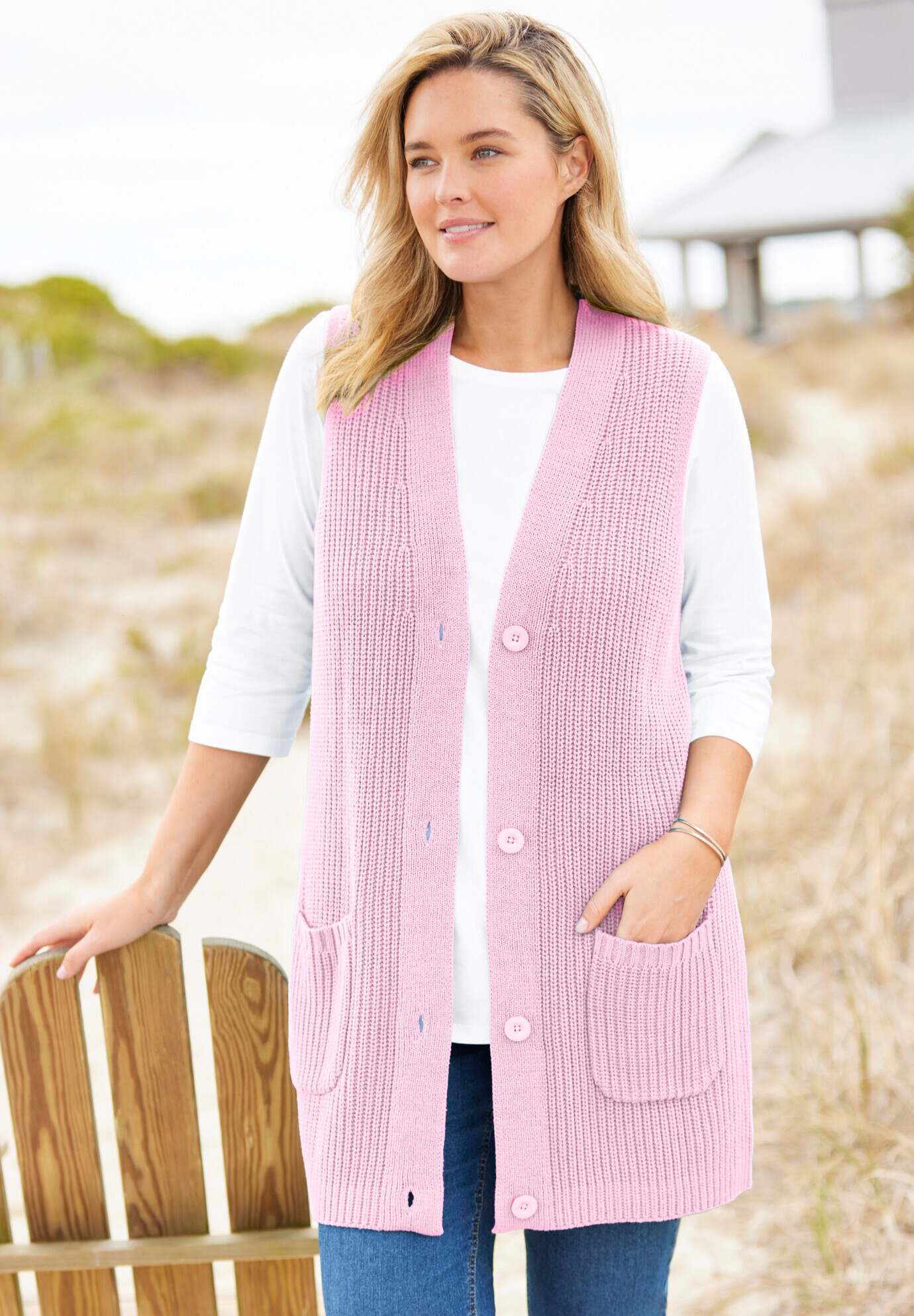 Shaker Knit Vest