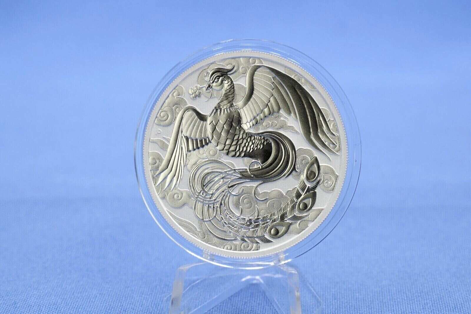 2022 Australia $1 1-oz Silver Chinese Myths & Legends Phoenix BU