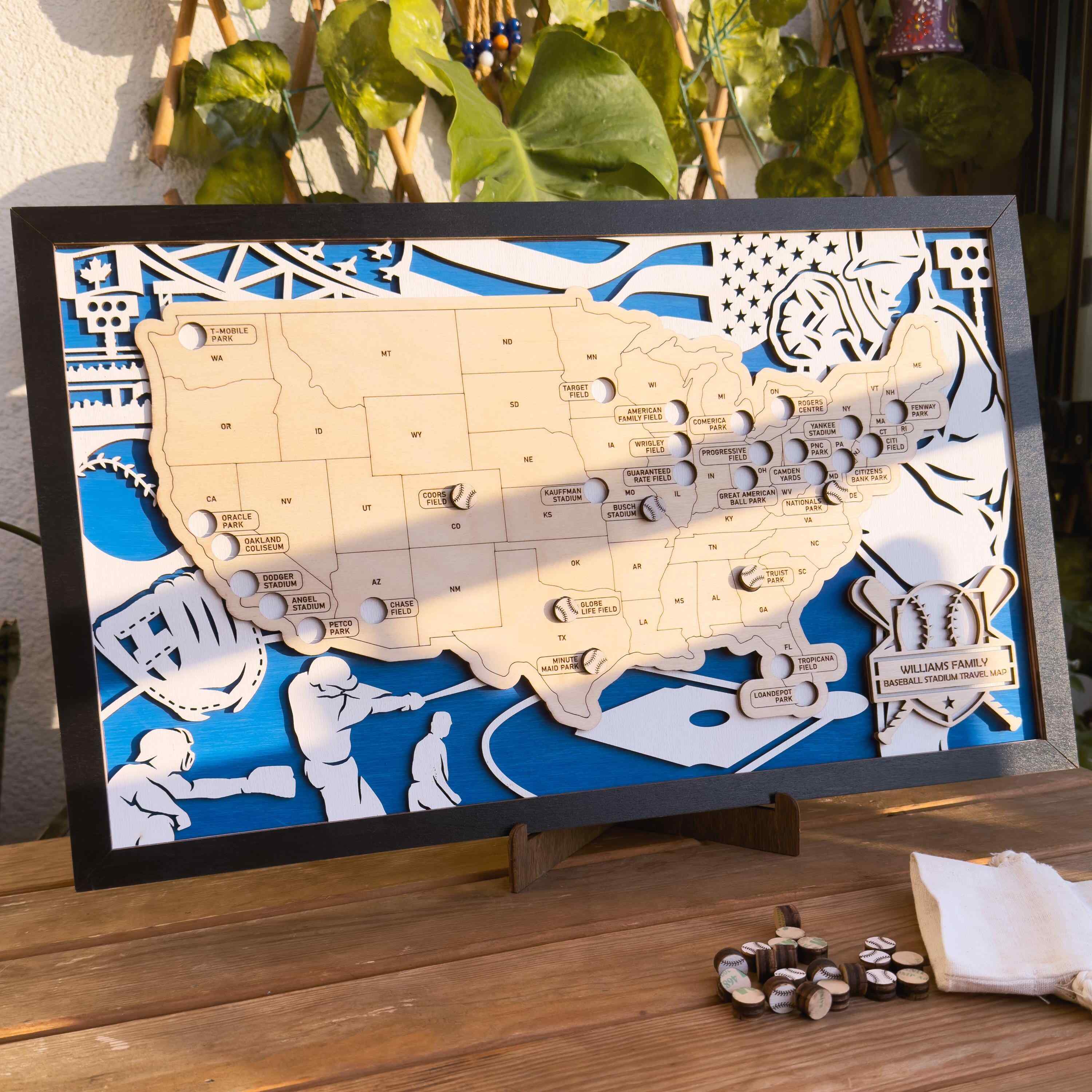 Stadium Travel Map Tracker