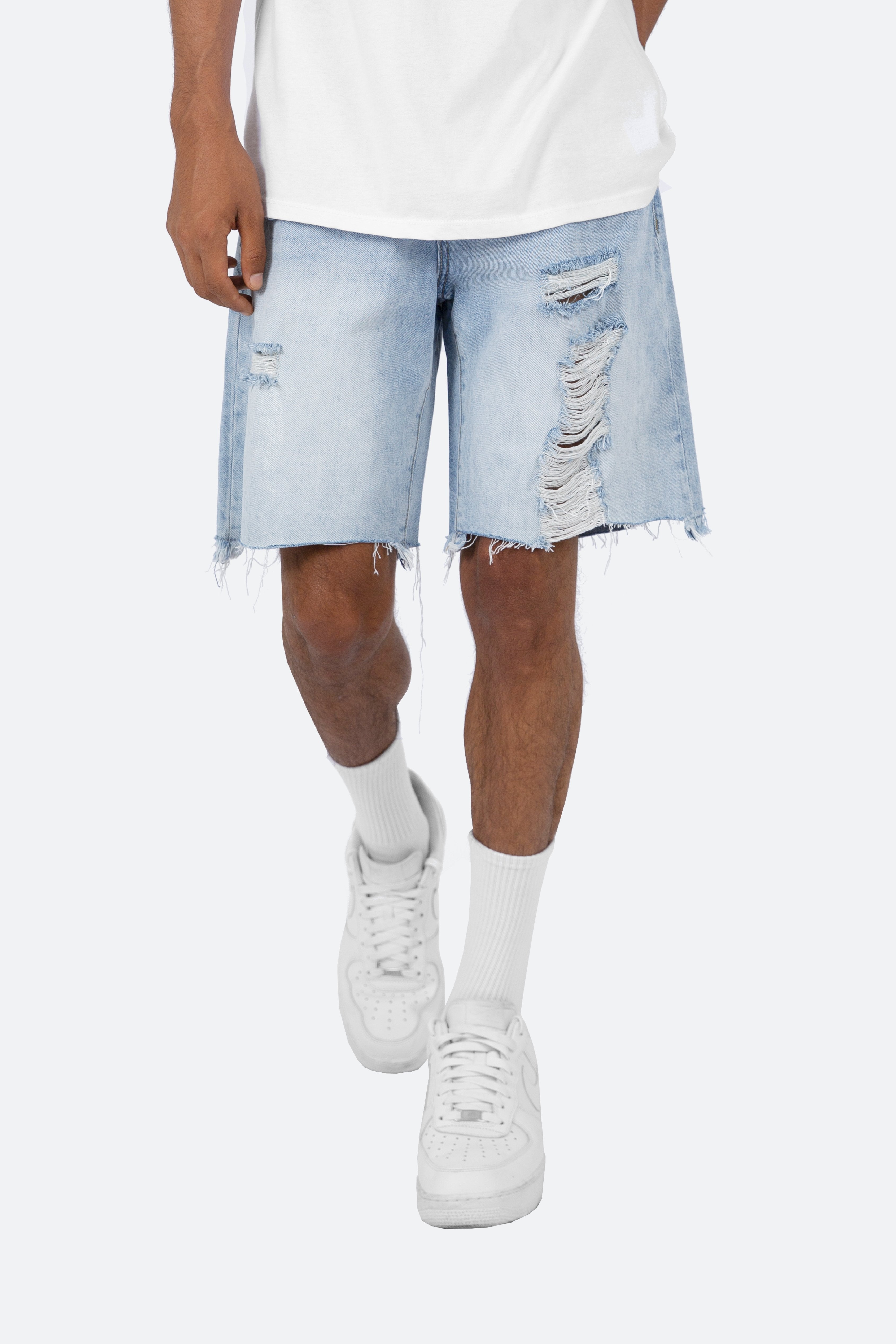 R196 Denim Shorts - Blue