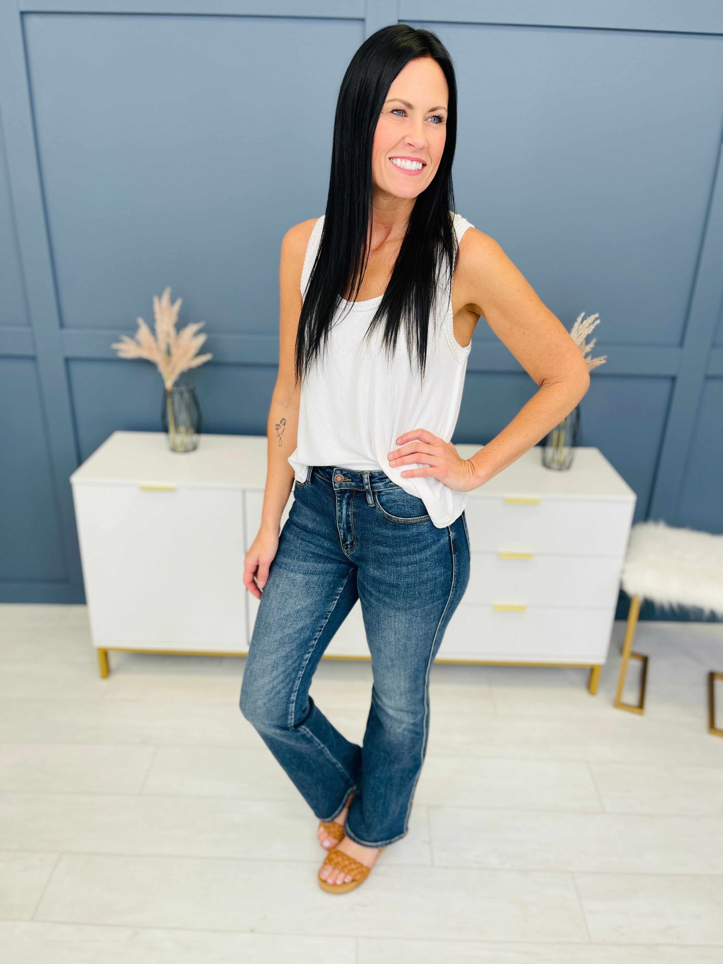 REG/CURVY Can't Compete Midrise Bootcut Jeans