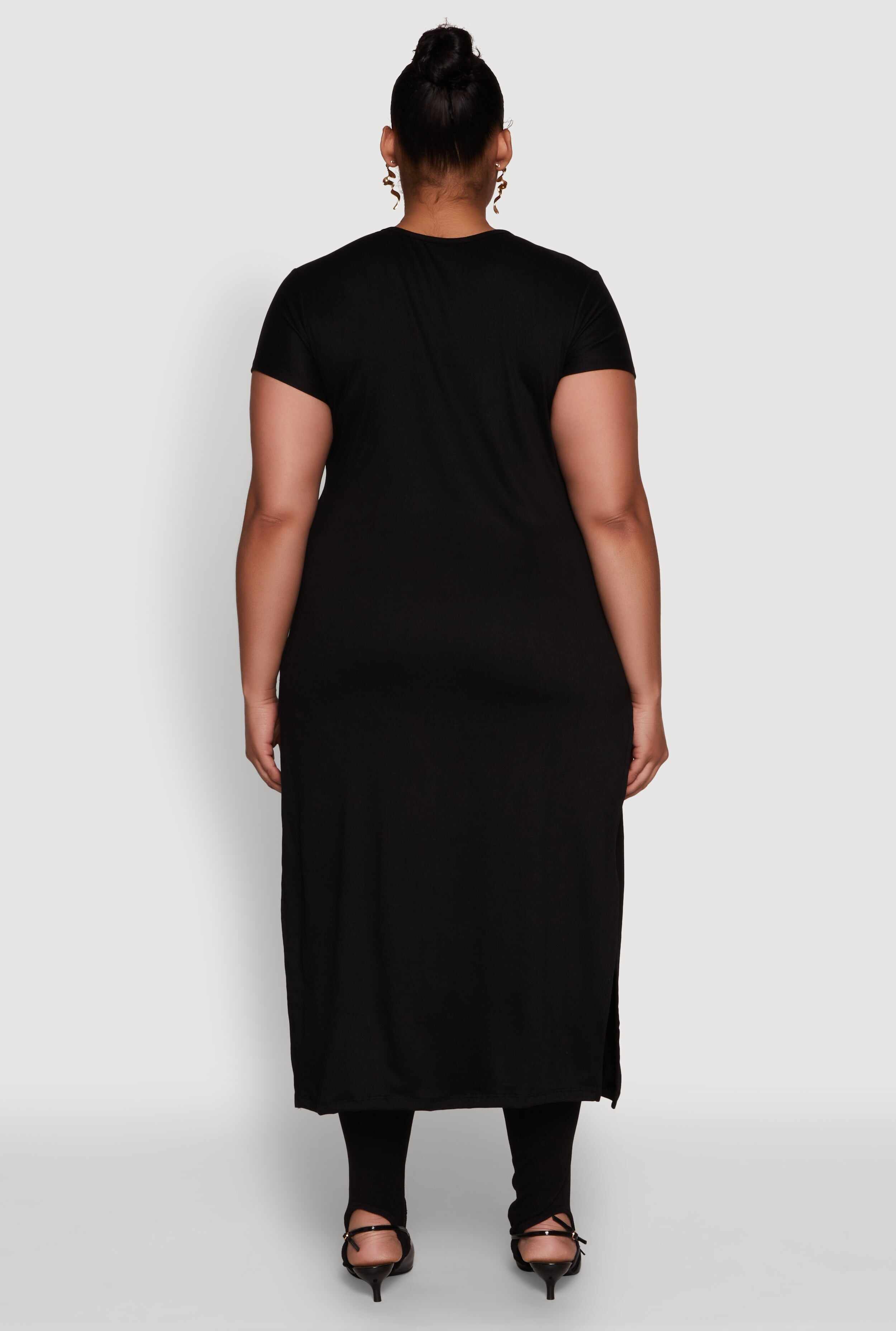 Plus Size Hustle Like A Boss Live Like A Queen Maxi Top
