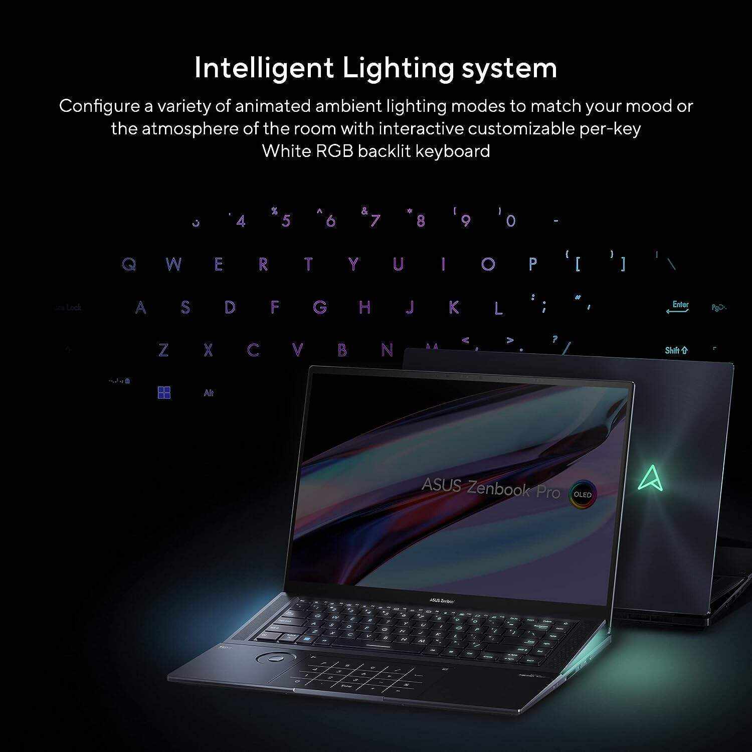 ASUS ZenBook Pro 16X OLED 16 inch 4K OLED 16:10 Touch Display, ASUS Dial, Intel Core i9-12900H, 32GB, 2TB, GeForce RTX 3060 GPU, Windows 11 Pro, Tech Black, UX7602ZM-XB96T