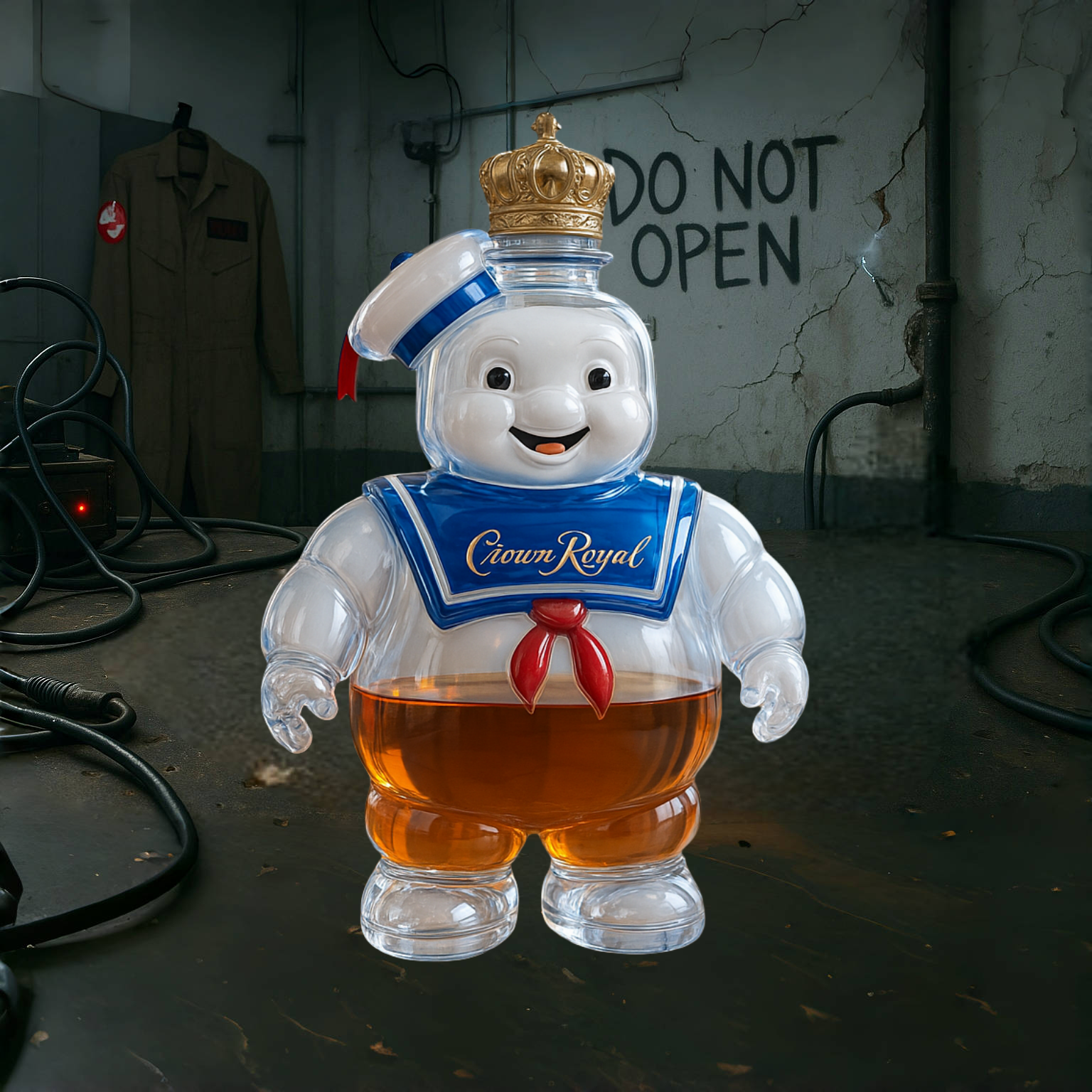 Ghostbusters 40th Anniversary Whiskey Bottle