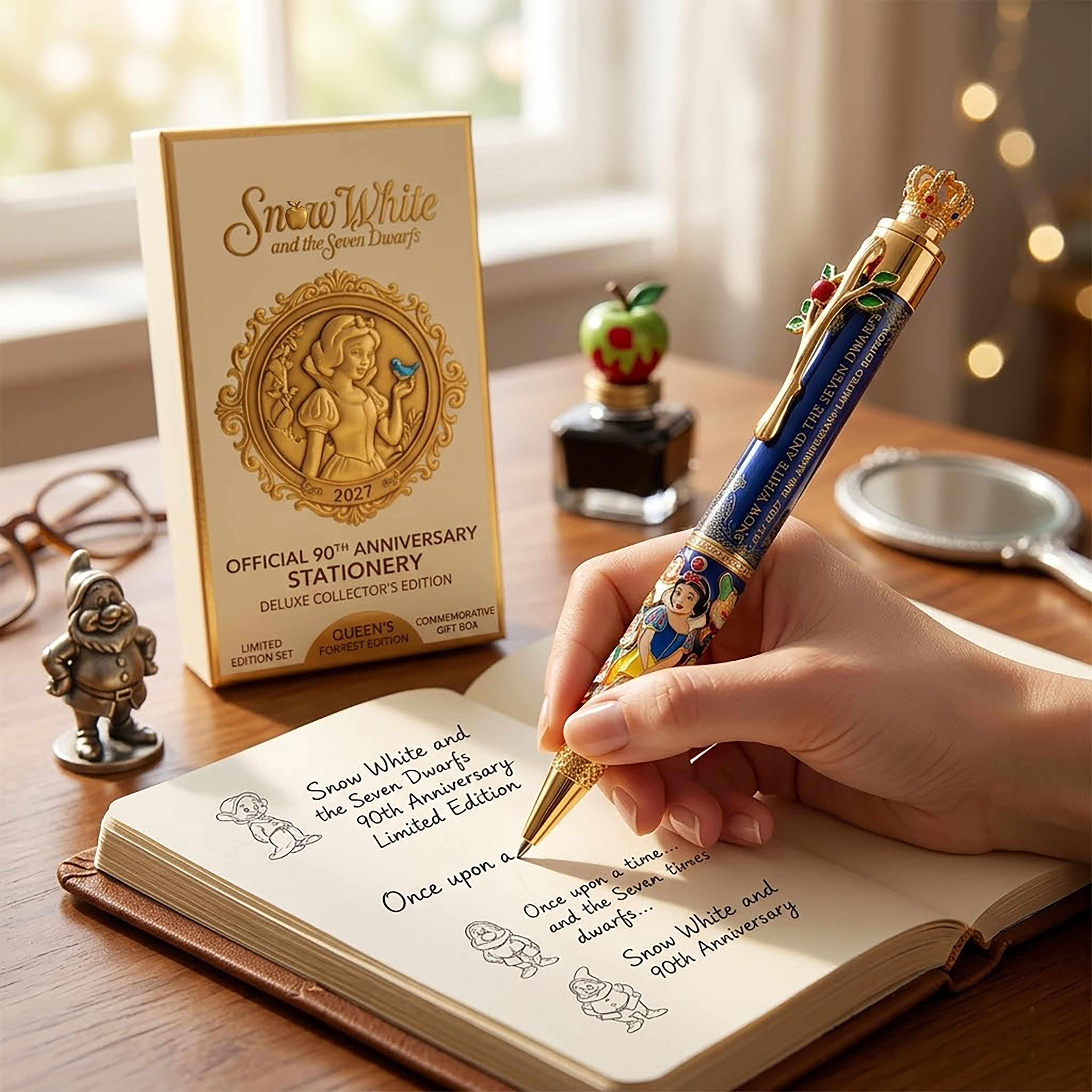 🎀Snow White 90th Anniversary Deluxe Collector's Pen