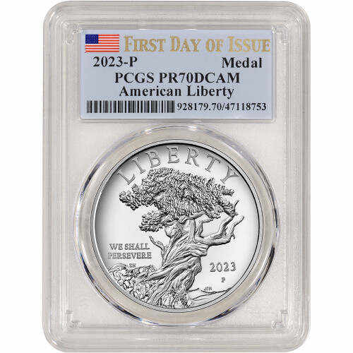 2023-P Silver American Liberty Medal PR-70 PCGS (First Day)