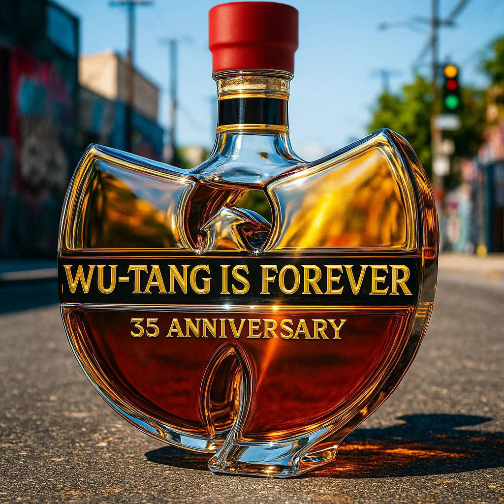 Wu-Tang Clan 35 Anniversary Whiskey Bottle