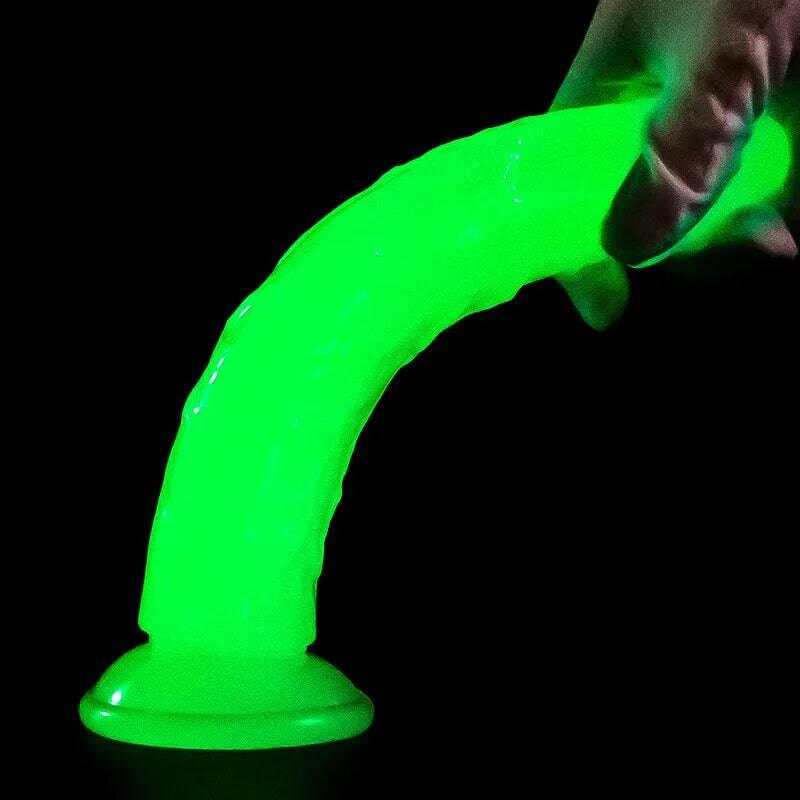 Luminous Realistic Dildo – S/M/L/XL/XXL Sizes with Suction Cup for Women & Couples