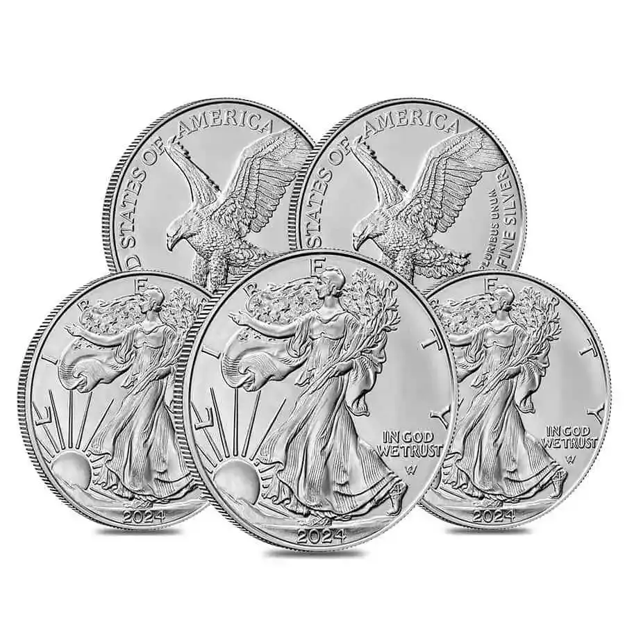 2024 $1 1-oz Silver Eagle BU 20-Coin Roll