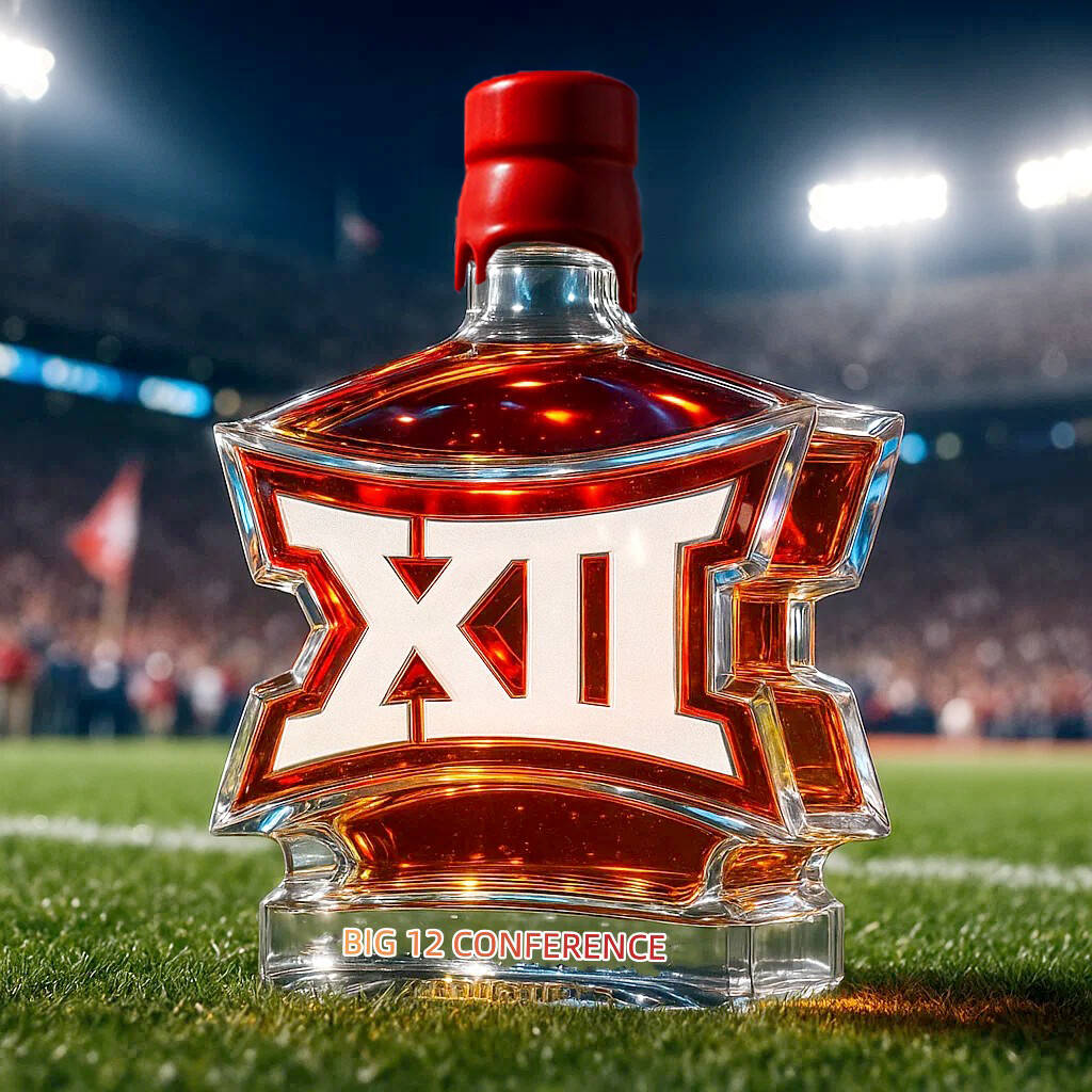 Big 12 Conference Logo Limited Edition Whiskey Bottle
