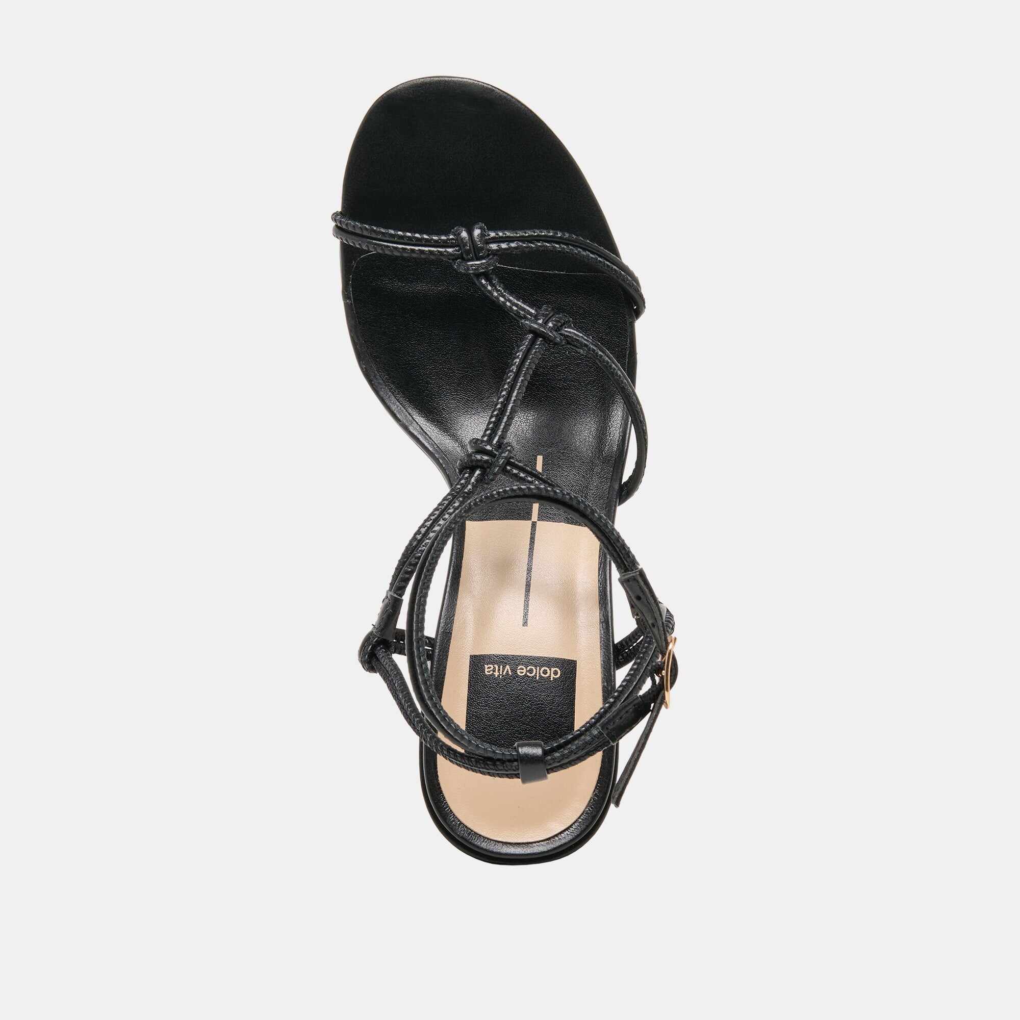 FIZZY HEELS BLACK LEATHER