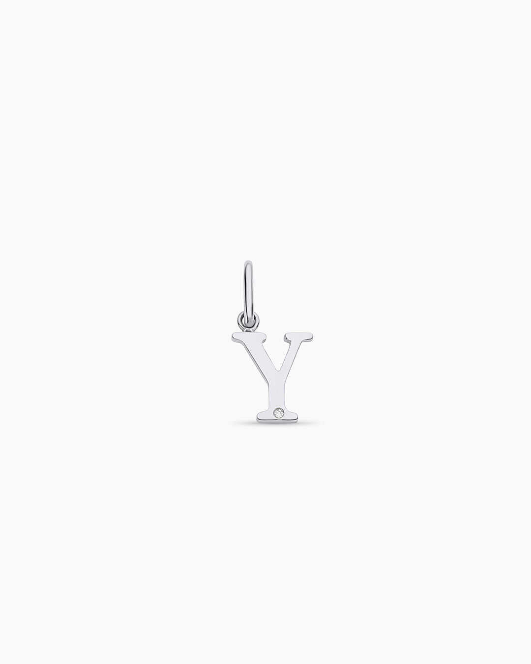 Diamond Vintage Alphabet Charm
