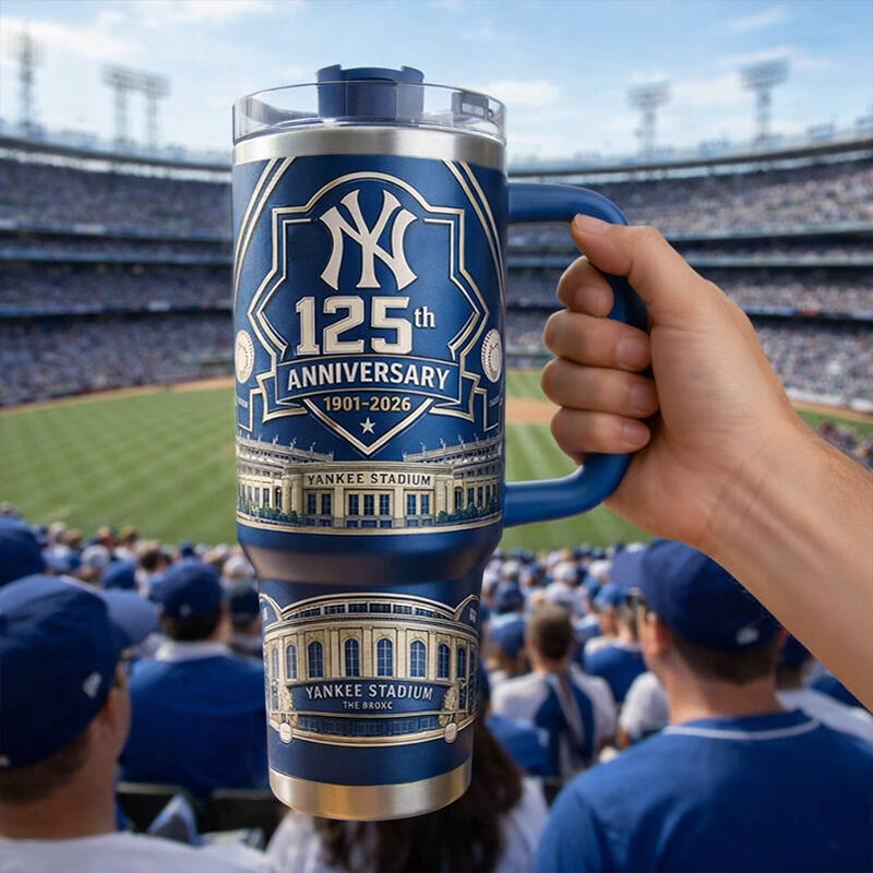 Yankees 125th Anniversary Tumbler