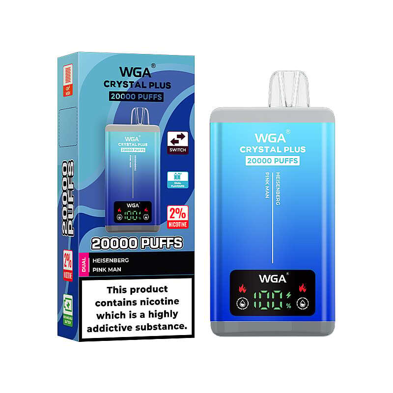 WGA Vape Crystal Pro Max 20000 20k Puffs | Dual Flavors & Switch Taste