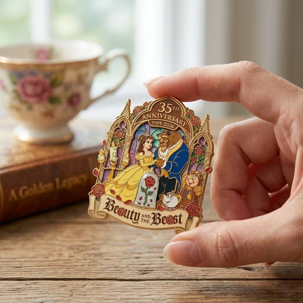 “A Tale As Old As Time” 35th Anniversary Collector Pin