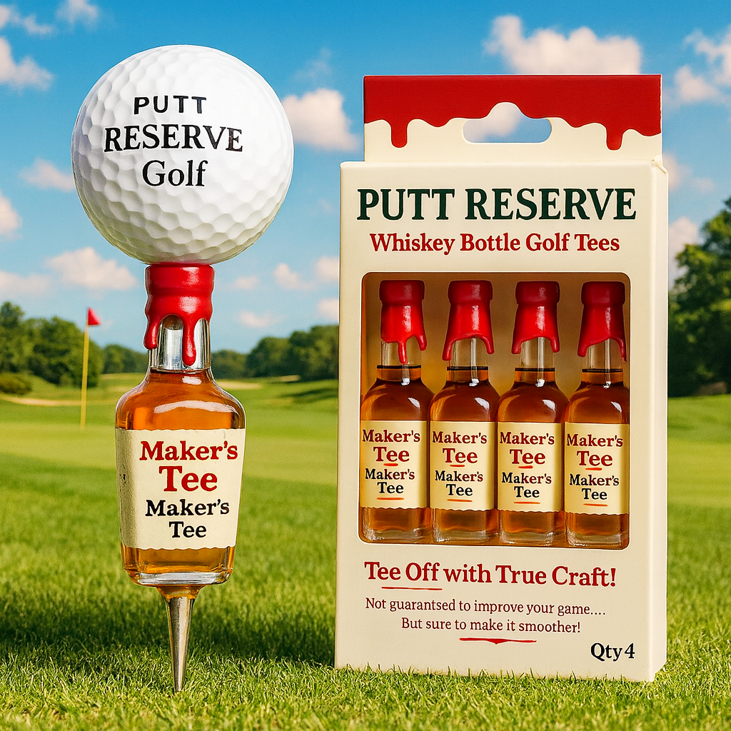 ⛳ Whiskey Bottle Golf Tees
