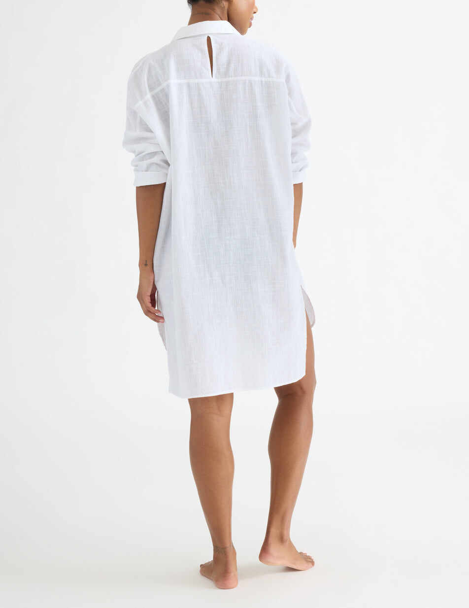 Relaxed Cotton Beach Shirt