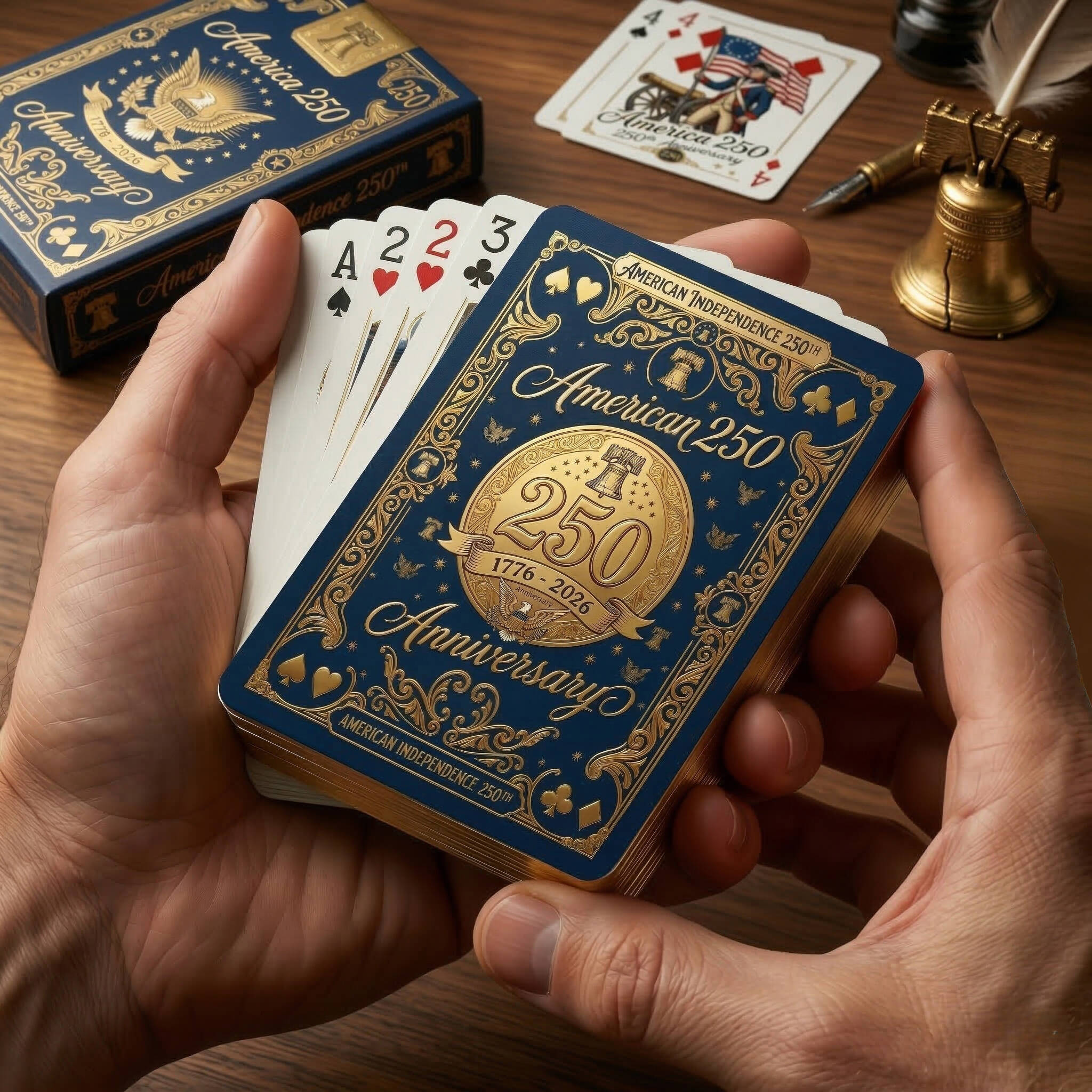 🔥America 250th Anniversary Premium Historical Playing Cards⏳