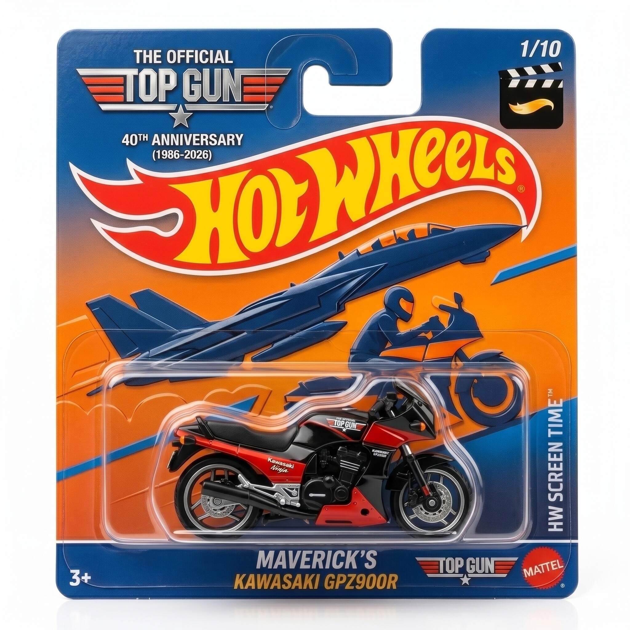 Hot Wheels Top Gun 40th Anniversary Maverick's Kawasaki GPZ900R