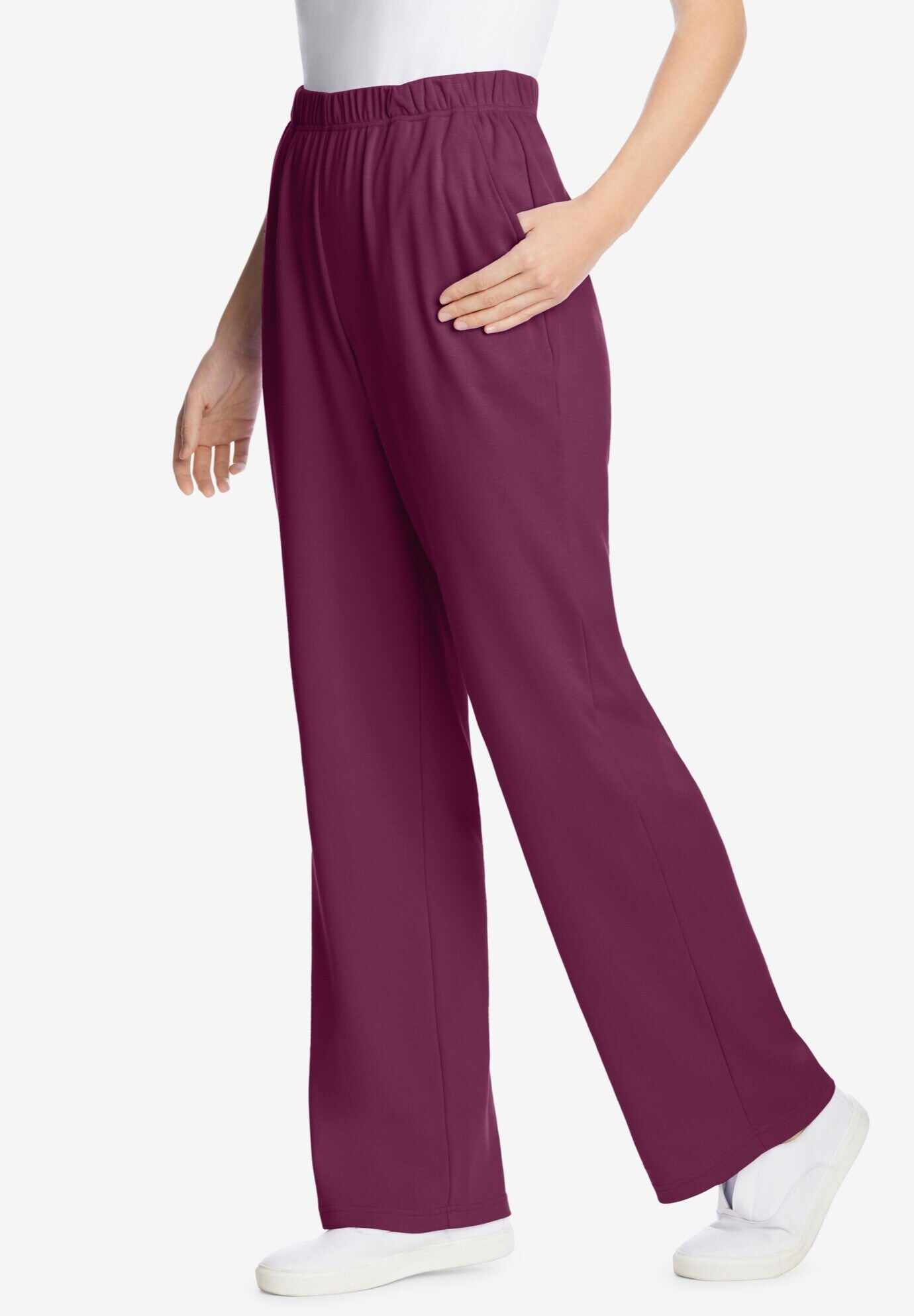 7-Day Knit Wide-Leg Pant