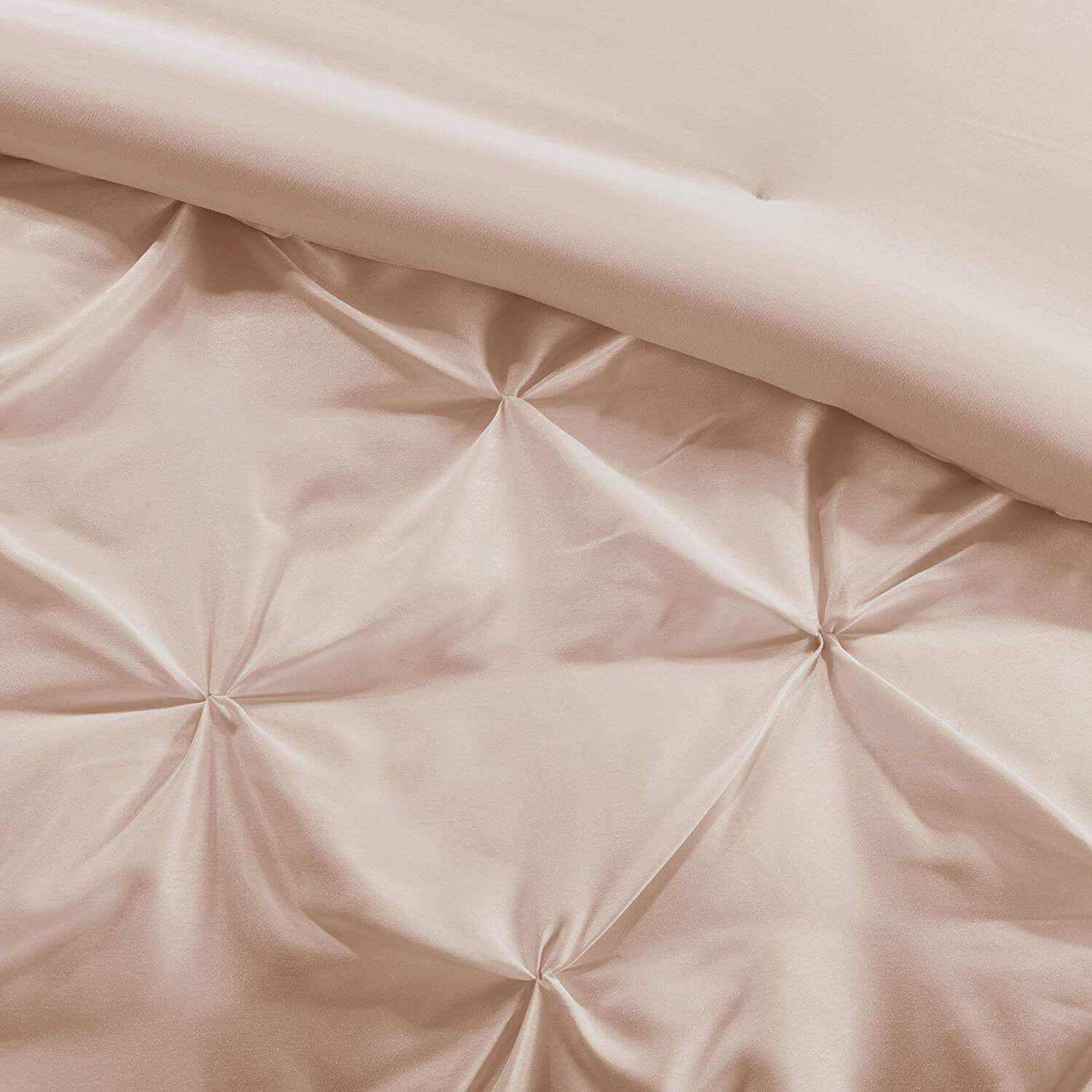 Master Bedroom 24 Piece Room-in-a-Bag Faux Silk Comforter Set Bedding Curtains Pillows