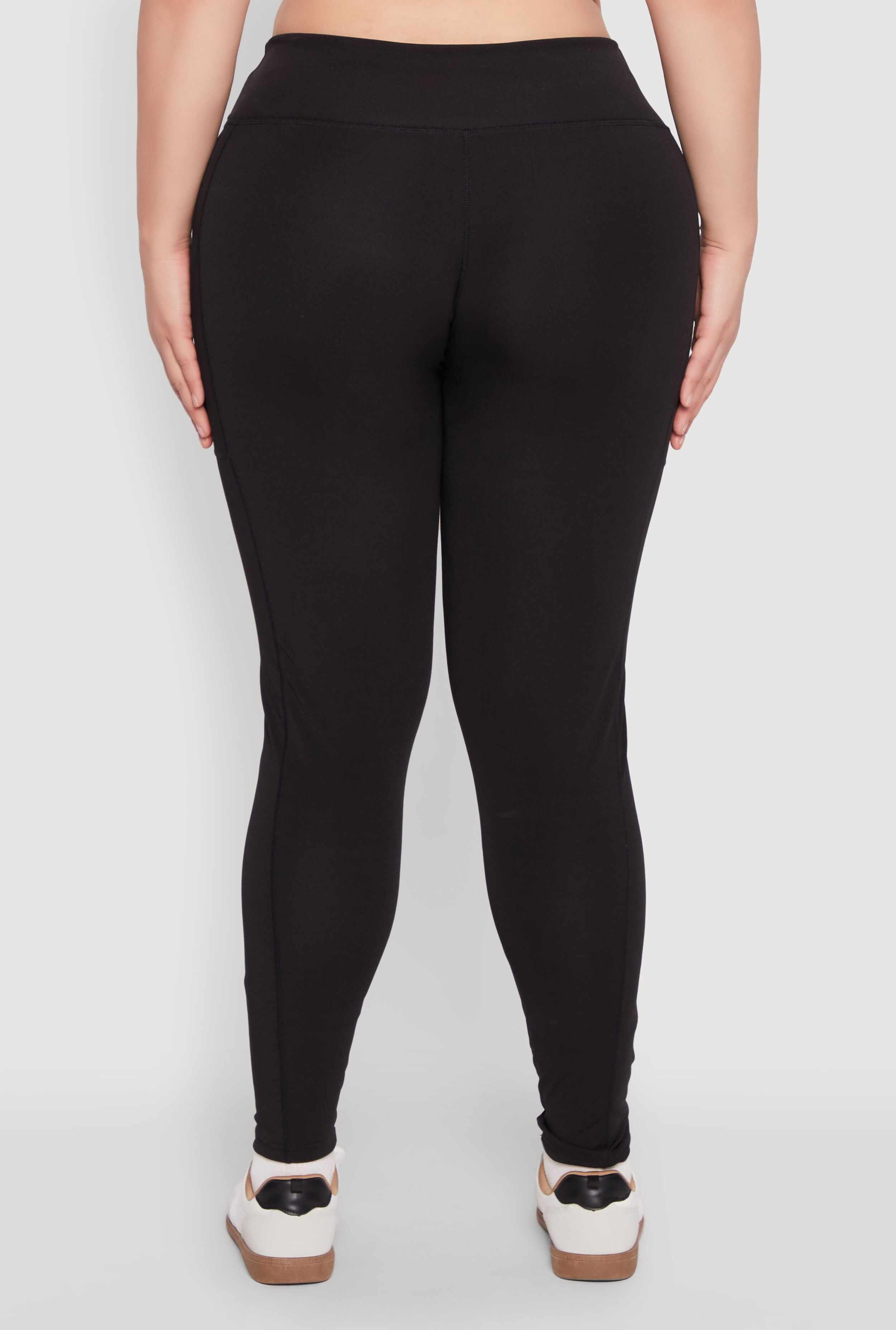 Plus Size Side Pocket Leggings