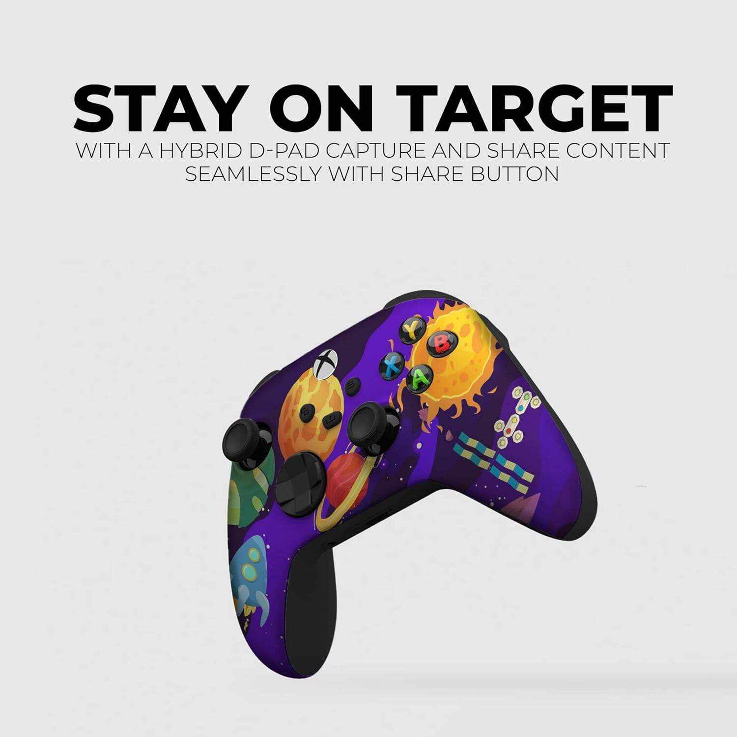 DreamController Original X-box Wireless Controller Special Edition Customized Compatible with X-box One S/X-box Series X/S & Windows 10 Made with Advanced HydroDip Print Technology(Not Just a Skin)