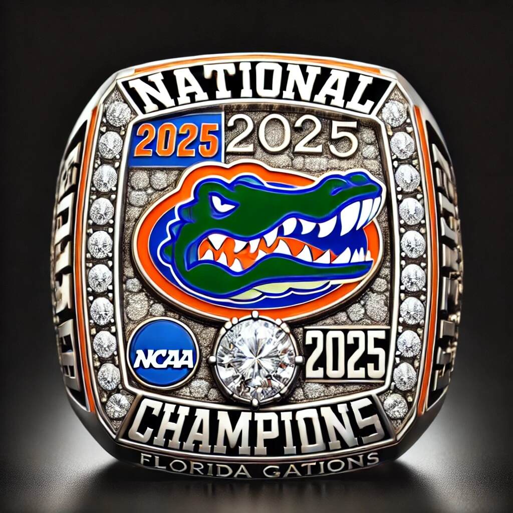 Florida 2025 NCAA National Championship Ring - Adjustable Open Ring