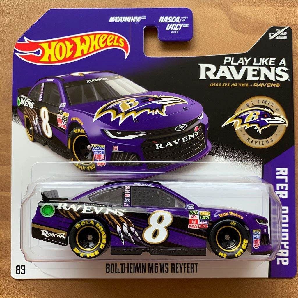 Hot Wheels NFL NASCAR Racing Rides