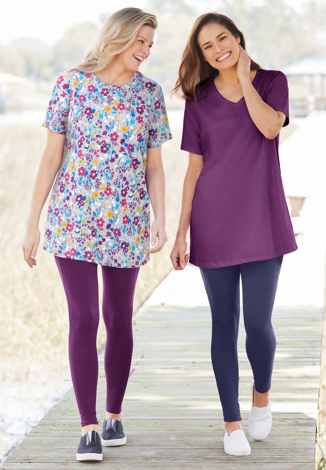 Perfect Printed Crewneck Tunic