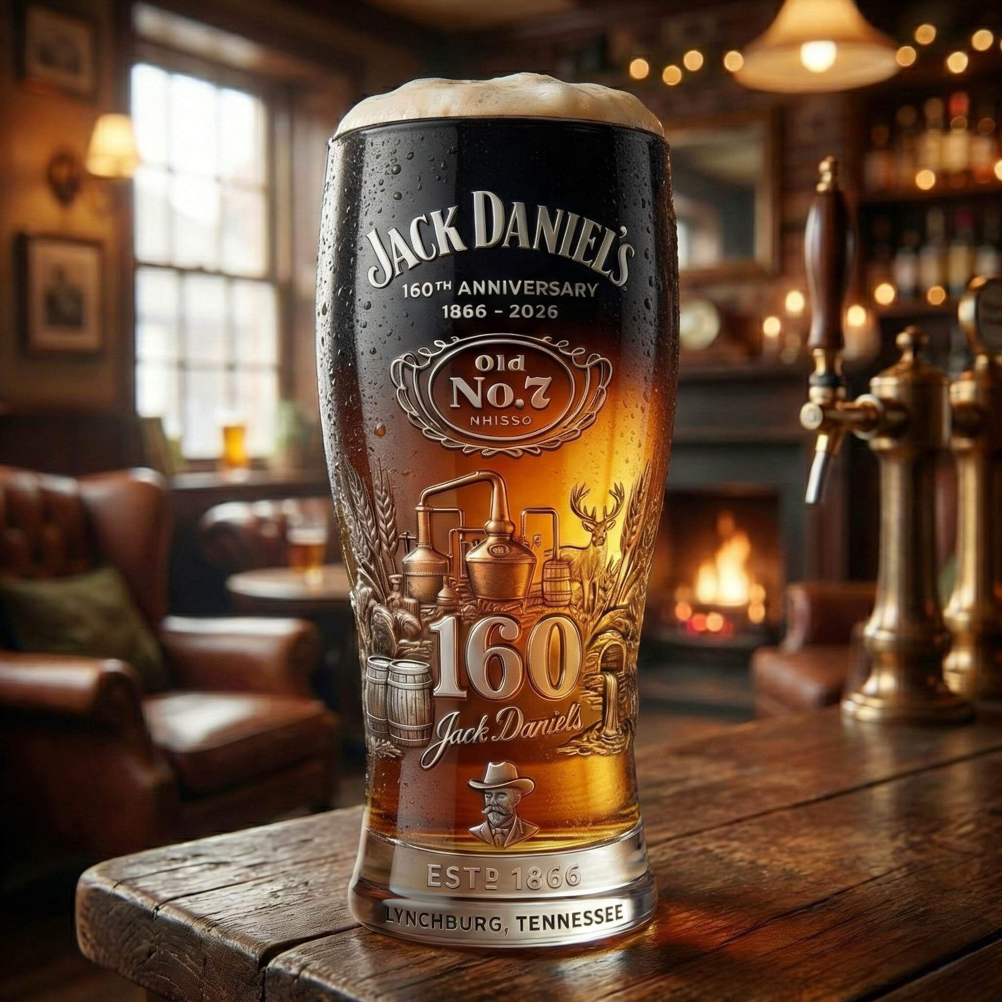 Jack Daniel’s Old No.7 · 160th Anniversary Heritage Collector Glass