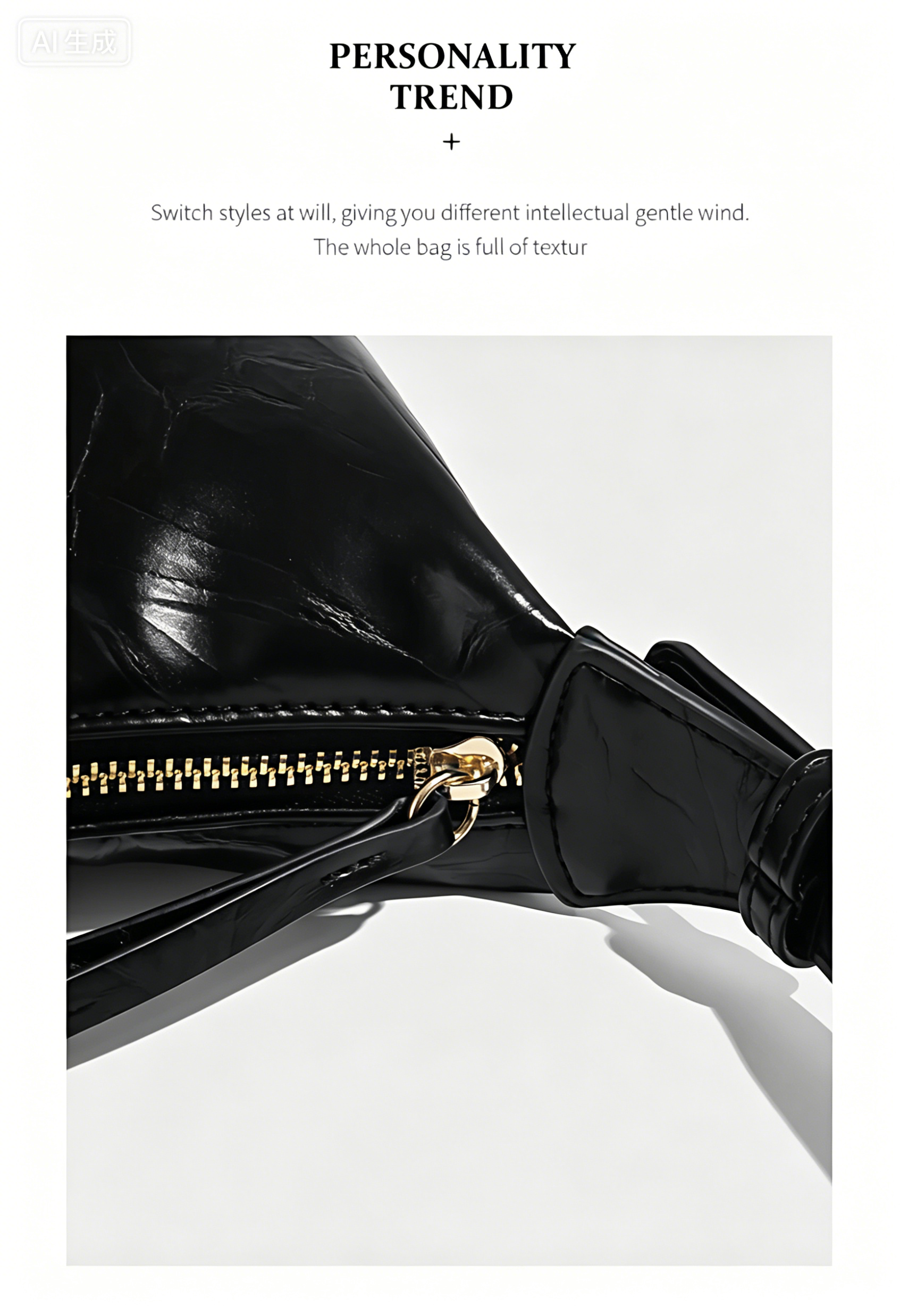 Fashionable classic Handbag Moon