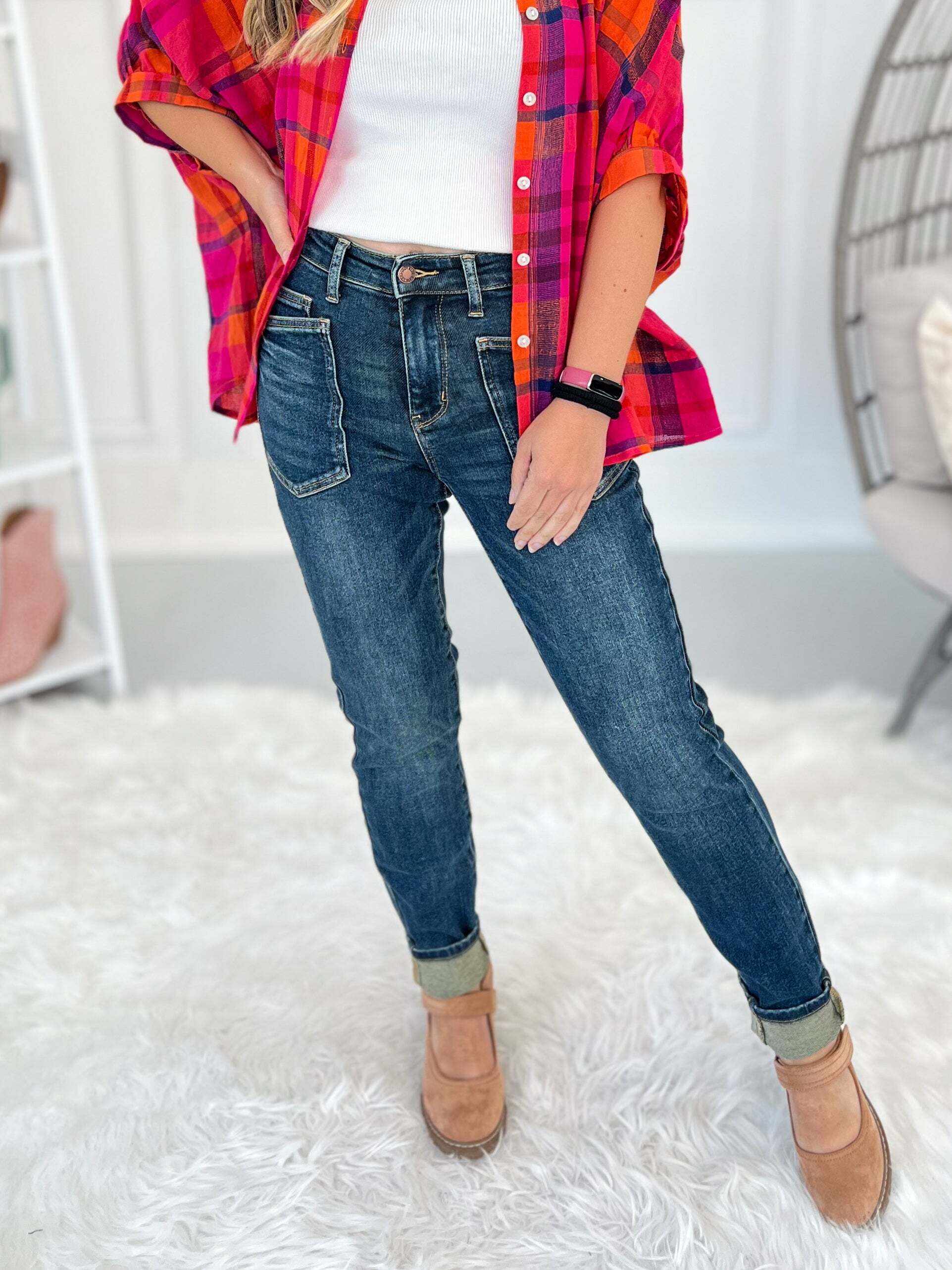 Christmas - Classic Relaxed Fit Denim Jeans- Final Sale