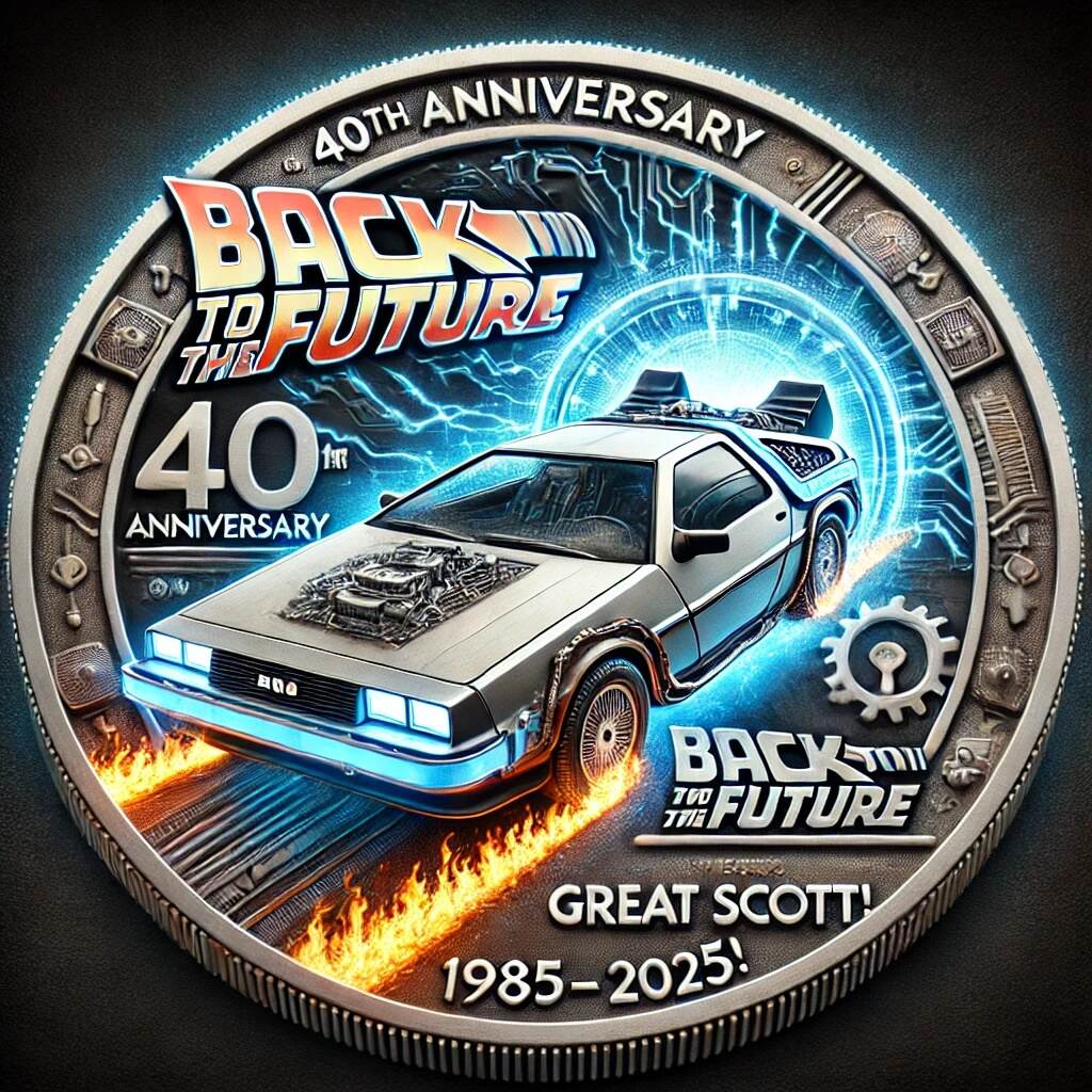 Back to the Future 40th Anniversary Coin