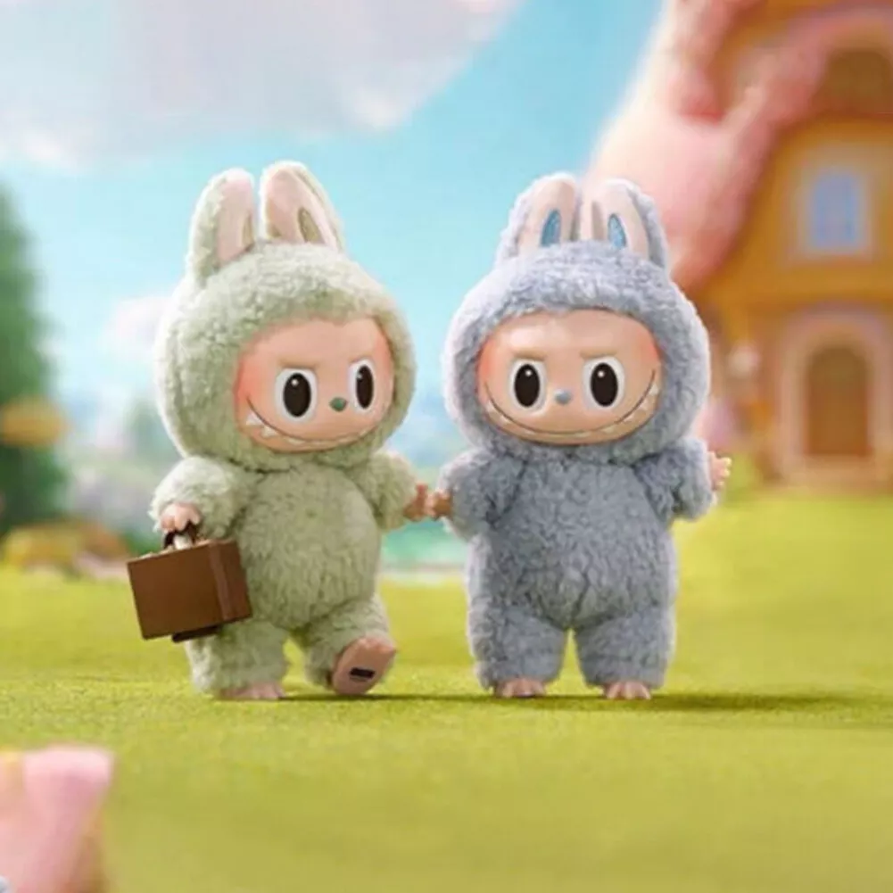LABUBU The Monsters Etciting Macaron Plush Dolls Figure Toy Blind Box