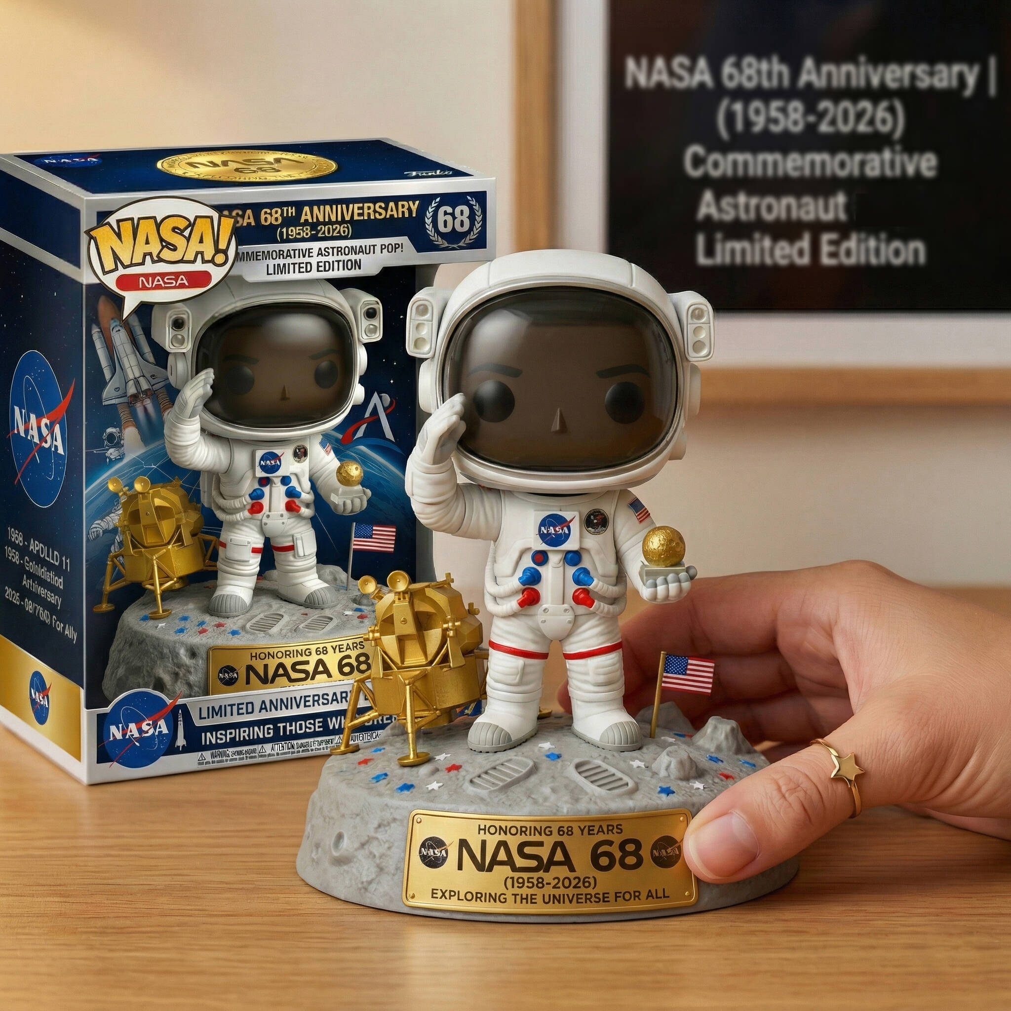 NASA 68th Anniversary Astronaut Funko Pop! Limited Edition Collectible 🚀