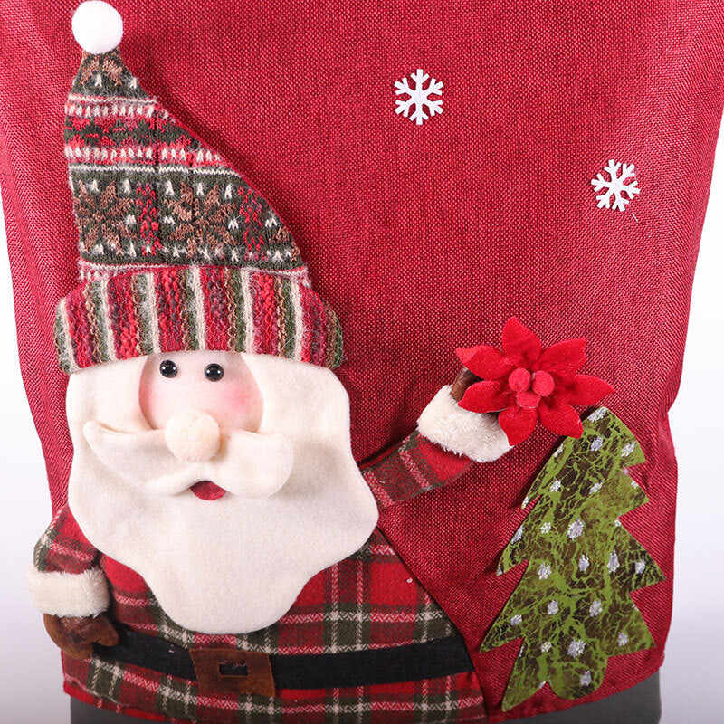 Christmas Chair Back Covers For Dinning Room Decoration