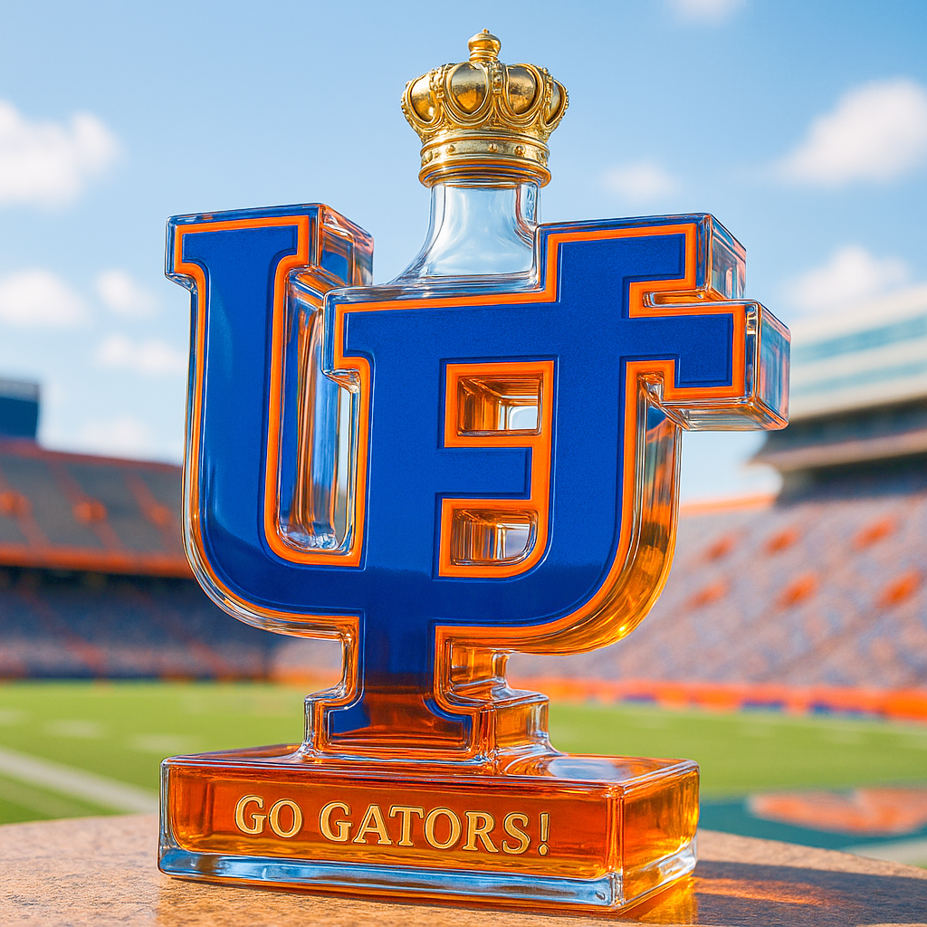 Florida Gators Limited-Edition Whiskey Bottle