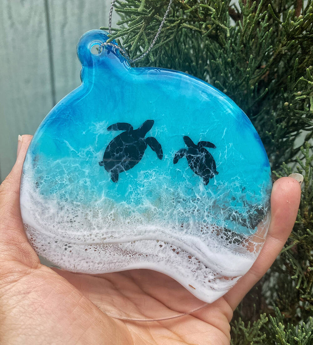 Turtle Christmas Ornament