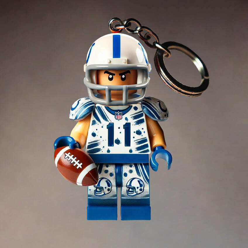 Football Team Building Set Kit Keychain