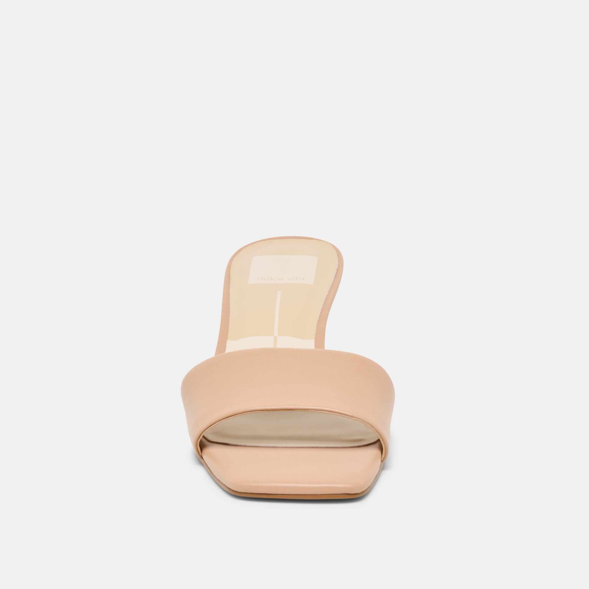 REXA WIDE HEELS LIGHT TAN LEATHER
